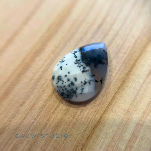 pear dendritic agate - loose stone