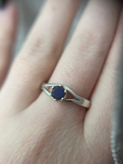 labradorite split shank ring